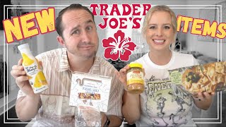 TASTE TESTING TRADER JOES NEW FOODS [upl. by Nij667]