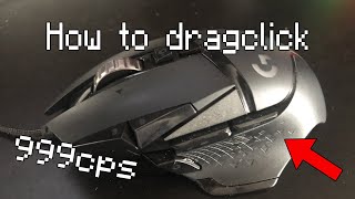 How to dragclick on the Logitech G502 Hero 20cps [upl. by Hausmann]