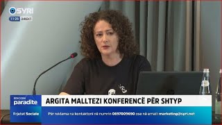 Argita Malltezi konferencë për shtyp me gazetarët 24052024 [upl. by Gee]