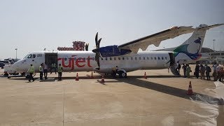 Salem Airport landing in TruJet Plane  சேலம் விமான நிலையம் [upl. by Harday253]