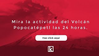 Popocatépetl En vivo Kloeme Cam [upl. by Pierce]