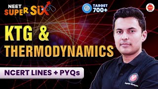 KTG amp Thermodynamics  NCERT Lines  PYQs Covered  NEET 2024  Physics  Shreyas Sir [upl. by Yevreh]