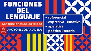 LAS FUNCIONES DEL LENGUAJE LA INTENCIONALIDAD DE LOS TEXTOS [upl. by Nosdivad]