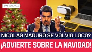 ¡MADURO ADVIERTE SOBRE REGALOS ELECTRÓNICOS EN NAVIDAD TRAS ATAQUES [upl. by Gildea]