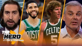 Celtics sweep Pacers Kyrie Irving and Mavs Bill Walton’s legacy  NBA  THE HERD [upl. by Ameluz]