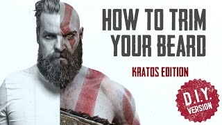 HOW TO TRIM YOUR BEARD AT HOME  KRATOS DIY EDITION [upl. by Byrdie]