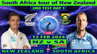 New Zealand vs South Africa  NZ vs SA  2nd Test Match at Hamilton Day 1  Cricket Info Live [upl. by Amehr]