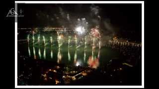 VENICE REDENTORE 2013 FIREWORKSFESTA DEL REDENTORE 2013 FUOCHI DARTIFICIO [upl. by Lotsirb]