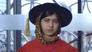 Malala Yousafzai addresses her fellow Kings graduates [upl. by Salvatore]