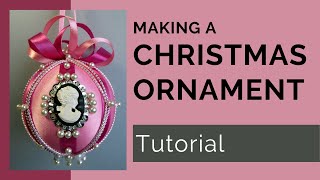 Victorian Style Christmas Ornament Tutorial [upl. by Elaweda362]