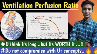 Ventilation Perfusion Ratio  Respiratory Physiology  hindi  Ashish Agrawal [upl. by Yarw]