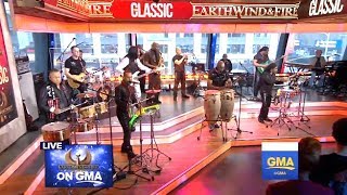 Earth Wind amp Fire  Medley  GMA LIVE [upl. by Ecirtam]