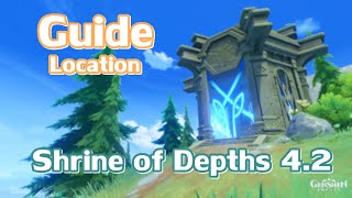 Guide Fontaine Shrine of Depths 42 Location │Genshin Impact [upl. by Sirenay201]