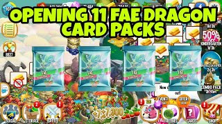 OPENING 11 FAE DRAGON CARD PACKS [upl. by Nirehs]