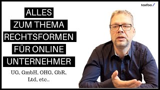 RECHTSFORMEN  Welche Rechtsformen gibt es und passen zu mir als Amazon Händler [upl. by Launcelot]