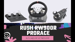 RUSH RW900R PRORACE DİREKSİYON SETİ KUTU AÇILIMI VE İNCELEME [upl. by Htevi710]