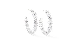 Deb Guyot Designs Herkimer Diamond Quartz Hoop Earrings [upl. by Cinom784]