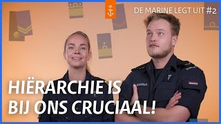 Waarom zijn er rangen en standen  DE MARINE LEGT UIT 2  Koninklijke Marine [upl. by Ardith]