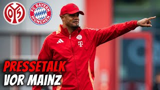 Pressetalk vor 1 FSV Mainz 05  FC Bayern  DFBPokal – Runde 2 [upl. by Ahsenid70]