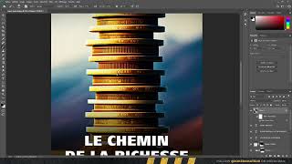 Comment concevoir une couverture de livre facilement avec photoshop [upl. by Millian]