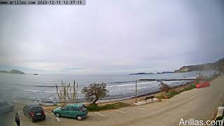 20231211 Arillas Corfu Live Webcam [upl. by Yorztif]