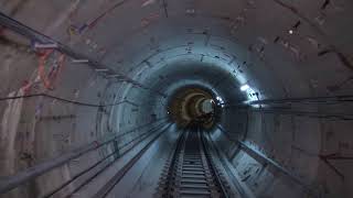 Thessaloniki Metro Inspection of tunnels amp construction sites by the Gen Sec of Infrastructure [upl. by Yecies]