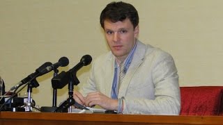 US student held in North Korea confesses [upl. by Ehr]