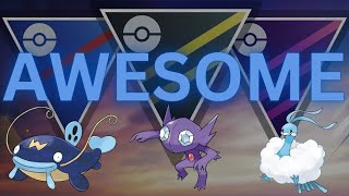 Great League Whiscash Sableye Altaria team is AWESOME in PokemonGo [upl. by Adihaj222]