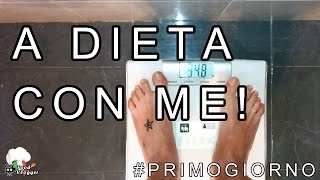 DIMAGRIRE VELOCEMENTE 4 KG IN 7 GIORNI VLOG A DIETA CON ME EPISODIO 1 PRIMO GIORNO  FoodVlogger [upl. by Babbette722]