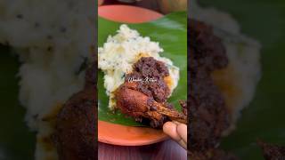 ഷാപ്പിലെ വറുത്തരച്ച ചിക്കനും പാൽ കപ്പയും 😱❤️trending food viralvideo [upl. by Upton]