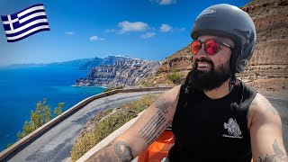 Crazy 50 ATV Rental in Santorini Greece 🇬🇷 [upl. by Gnehp]