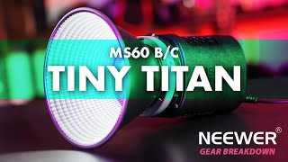 Neewer Gear Breakdown MS60 BC LED Video Light [upl. by Alford]