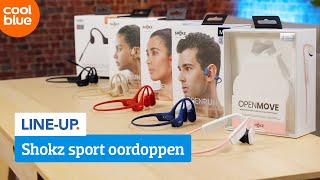 Shokz sport oordoppen OpenMove OpenRun  Pro  Mini en OpenComm  Lineup [upl. by Llennahs162]