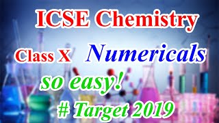 Numerical Problems  Chemistry  Empirical and Molecular Formula  ICSE Class 10 [upl. by Edak]