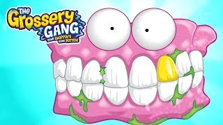 Grossery Gang Cartoon 🔥 MEET FALSE TEETH 🔥  Videos For Kids  Toys For Children [upl. by Brandi]