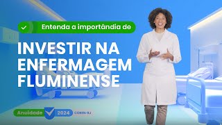 Investir na Enfermagem é da nossa conta  Uma campanha do CorenRJ [upl. by Joelie]