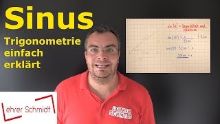 Sinus  Winkelfunktion  Trigonometrie  Mathematik  einfach erklärt  Lehrerschmidt [upl. by Enirac407]