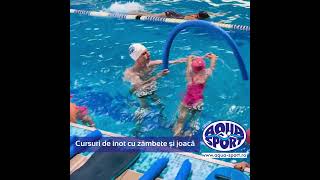 Cursuri inot copii Aqua Sport [upl. by Ullman221]