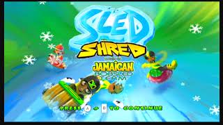 Sled Shred featuring the Jamaican Bobsled Team Title Screen Wii [upl. by Won]