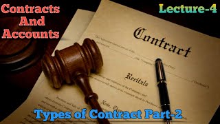 Type of contract part2  Contracts  Contract and accounts  civil engineering [upl. by Natale]