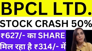 BPCL share down 50  why BPCL share is fallling today BPCL share news today  bonus  dividend [upl. by Rosina791]