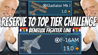 Playing the ENTIRE Benelux Fighter Line  Reserve to Top Tier [upl. by Powers491]