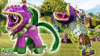 CHOMPER PONY  PLANTS VS ZOMBIES DIY Tutorial Custom 2 [upl. by Acnaiv]