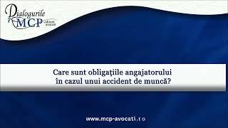 Ce trebuie să faci în cazul unui accident de muncă [upl. by Refinej]