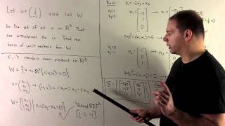 Example of Orthogonal Complement [upl. by Yasmin]