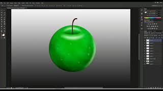 How to Make A realistic Apple by Adobe Photoshop । Adobe Photoshop Tutorial [upl. by Edra]