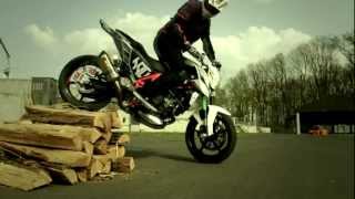 Rok Bagoros  picking up the KTM 690 Stunt Duke  The beginning [upl. by Cathey525]