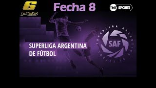 Fecha 8 Superliga Argentina pes 6 HD [upl. by Aicatsue]