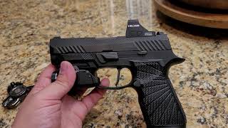 Custom Sig P320 Hexagon Precision Wilson Combat Apex Trigger HS507KX2 [upl. by Aileduab]