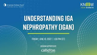 Understanding IgA Nephropathy IgAN  American Kidney Fund [upl. by Allimaj]